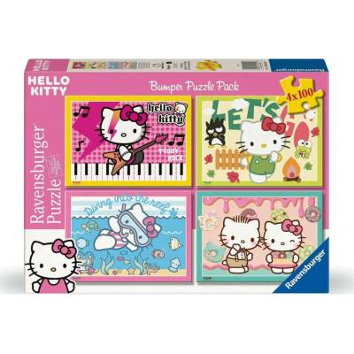 Ravensburger 4x100 dílků Hello Kitty