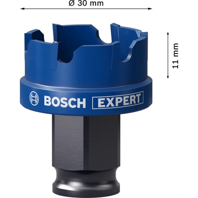 Vrtací korunka - děrovka na plech a nerez Bosch EXPERT Sheet Metal - 30x5mm (2608900496)