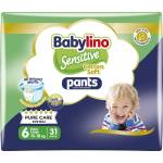 Babylino Пелени гащи Babylino - Sensitive, Cotton Soft, VP, размер 6, 13-18 kg, 31 броя (8901501) - ozone