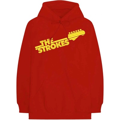 The Strokes mikina Guitar Fret Logo Červená