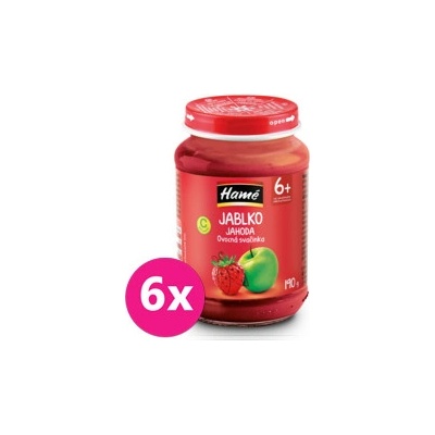 HAMÉ Jahoda 6 x 190 g
