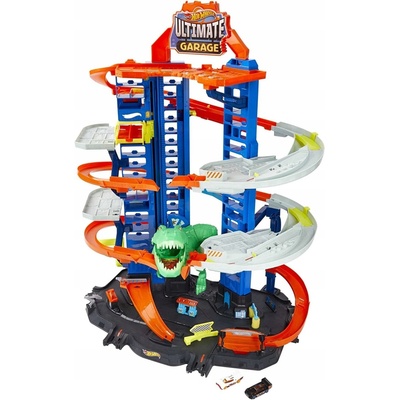 Mattel Hot Wheels Súprava Mattel City Mega Garáž Útok Dinosaurov