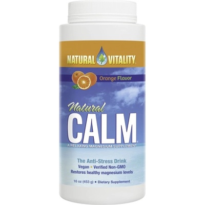Natural Vitality Natural Calm | with Magnesium Carbonate [453 грама] Портокал
