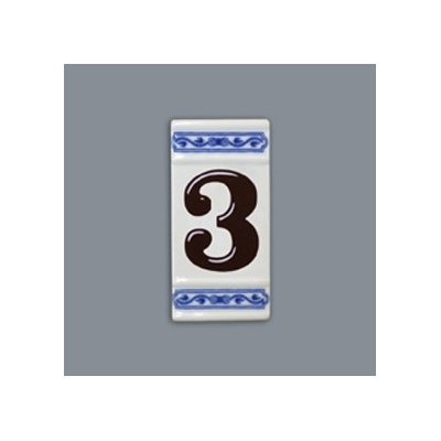 Cibulák cislo na dom 11 cm cibulový porcelán originálny cibulák Dubí