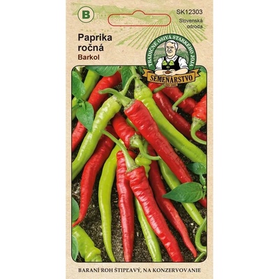 Semenárstvo Paprika ročná Barkol 0,7g