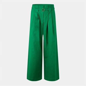 Image 1 of Honeyz Women's Flare Cargo Trouser - Green