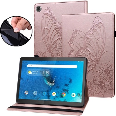 Vsetkonamobil 53339 ART BUTTERFLY Zaklápacie puzdro Lenovo Tab M10 Plus 3. generácia ružové