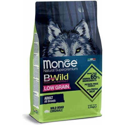 Monge bwild Dog Divočák Adult 2,5 kg