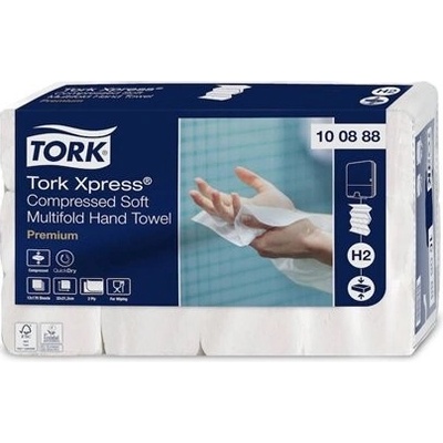 Tork Xpress Multifold H2, dvouvrstvé, bílé, 2400 ks, 100888