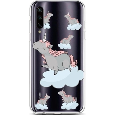 Pouzdro TopQ Xiaomi Mi A3 silikon Grey Unicorns