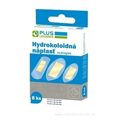 PLUS LÉKÁRNA Hydrokoloidní náplast na puchýře 8 ks