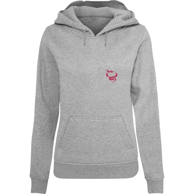 Mister Tee Snakes Heart Hoody heather grey XXLUB-MST061-00431 - Камуфлаж, размер XS