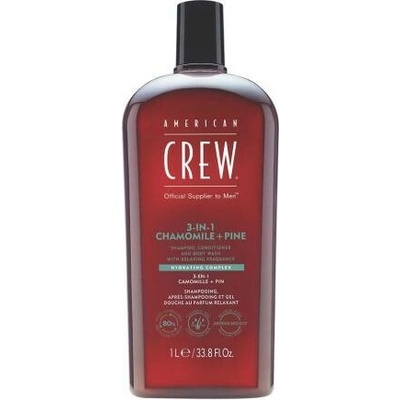American crew 3v1 Šampon kondicionér a tělový mycí gel pro muže American crew 1000 ml