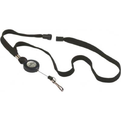 Snúrka na krk Závesný remienok DURABLE 10mm s kotúčom 10ks
