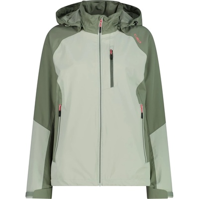CMP Дамско водоустойчиво яке CMP Women's Ripstop Jacket Zip Hood Waterproof jacket - Pistacchio - размер 46 (EU) (102-4533-0917)