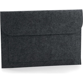 BagBase Plstený obal BG726 Charcoal Melange 41,5 x 28 cm