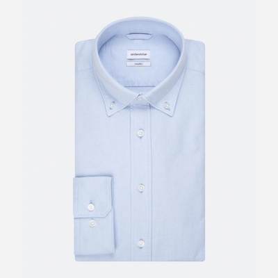 Seidensticker pánska košeľa Shaped fit Oxford svetlomodrá