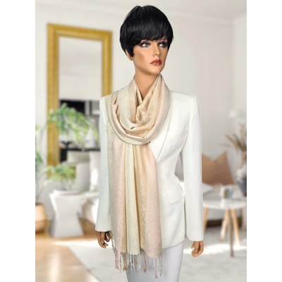 Classic Scarf vlněná šála ecru