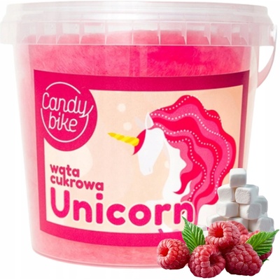 Candy Bike Cukrová vata v kbelíku 1 l s příchutí UNICORN 17 g