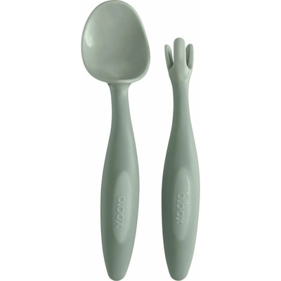 b.box Gelato Cutlery príbor Sage 9m+ 2 ks