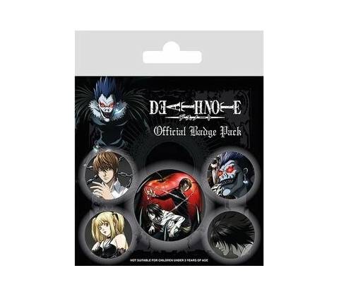 Odznaky set Death Note - Characters