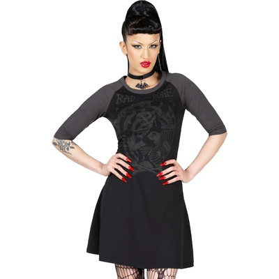 KILLSTAR дамска рокля KILLSTAR - Bad 2 The Bone - черна - KSRA010859