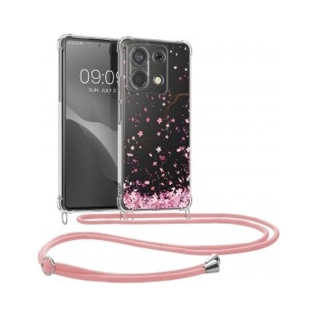 kwmobile Прозрачен калъф за Xiaomi Redmi Note 13 Pro 5G / Poco X6 5G - червен