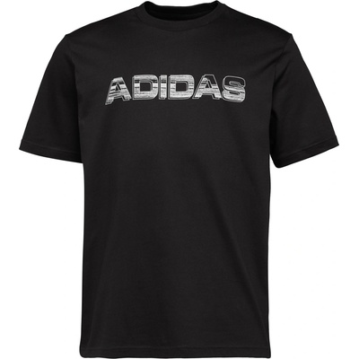 adidas Distressed T čierna biela
