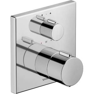 Duravit - Термостатичен смесител за вграждане, за 2 уреда, хром TH4200013010 (TH4200013010)