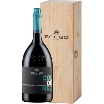 Soligo Prosecco Col De Mez Valdobbiadene Brut JEROBOAM 11% 3 l Dřevěný box