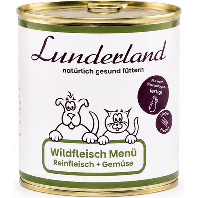 Lunderland Divočina s rýží a zeleninou 800 g