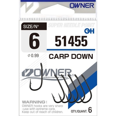 Owner s očkem Carp-D 51455 vel.10 6 ks
