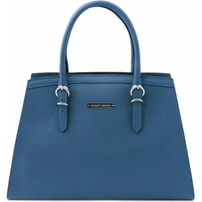 Tuscany Leather Kožená kabelka do ruky TL Bag Svetlosivá