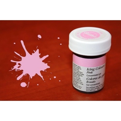 Wilton gelová barva 28 g růžová