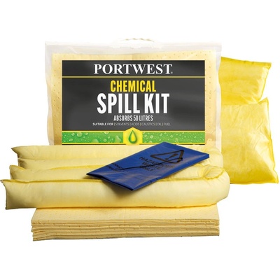 PORTWEST Souprava PW Spill 50 Litre SM91 podložka POR-SM91YER Žlutá