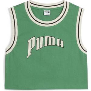 PUMA Дамска къса блуза Puma Team For The Fanbase Graphic Cr Crop Top Womens - Green