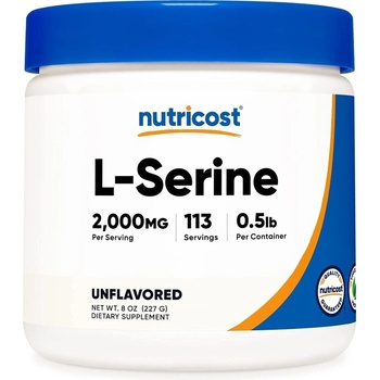 Nutricost L-Серин 2000 mg 227 g прах | Nutricost (71383 (304101) NC)