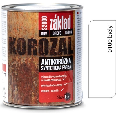 Slovlak Korozal S 2000 1kg Biela