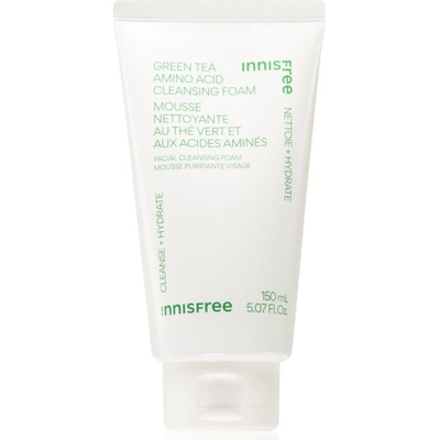 Innisfree Green Tea Amino Acid Cleansing Foam нежна почистваща пяна с хидратиращ ефект 150ml