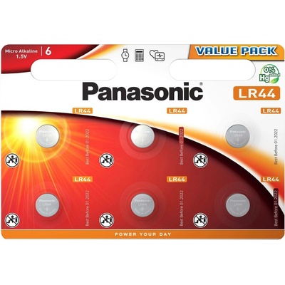 Panasonic A76/LR44/V13GA 6BP Alk