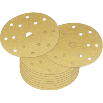 DEMA Brúsny papier pre excentrickú brúsku 150 mm P180, 10 ks