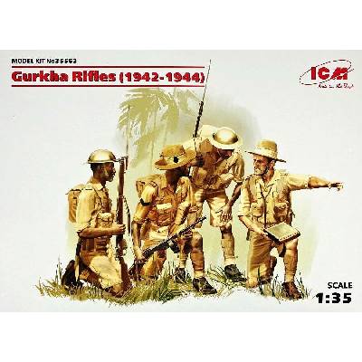 ICM Gurkha Rifles 1944 4 figurky 1:35