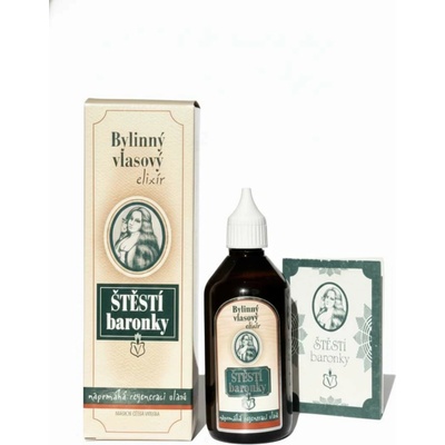 Levandes Štěstí baronky bylinný vlasový elixír - tmavé normální 110 ml