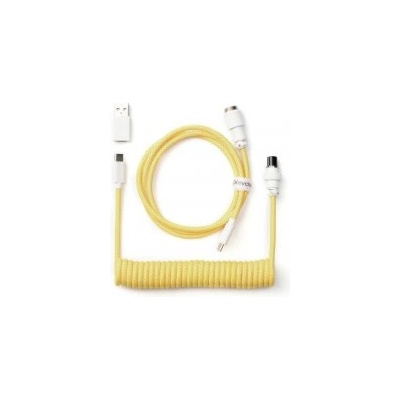 Keychron Cable Coiled Aviator USB-C Yellow (CAB-16)