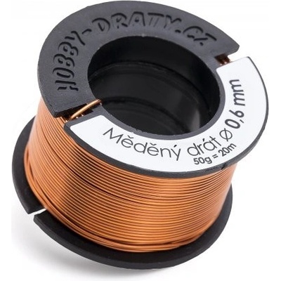 Hobby dráty manumi Měděný drát 0,6/50g – Zboží Dáma