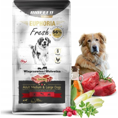 Biofeed Euphoria Fresh Meat adult vepřové hovězí 12 kg