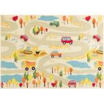 Multidecor Детски килим STELLA STREETS 100 x 150 см бежов/градски (MU0262)