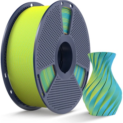 SUNLU PLA Matte Dual Color Yellow Cyan - 1, 75 mm / 1000 g (6933582320461)