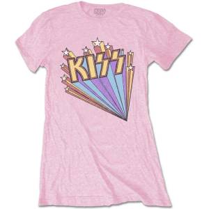 Kiss Stars Pink S Дамски Риза (KISSTS08LPK01)