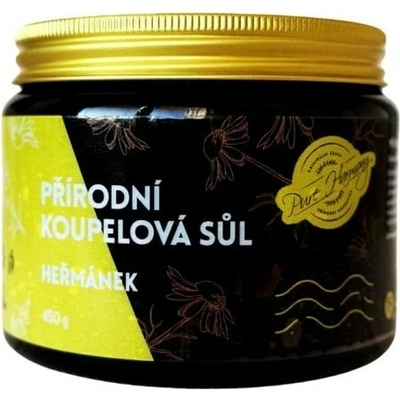 Pure Harmony Prírodná soľ do kúpeľa Harmanček 450 g